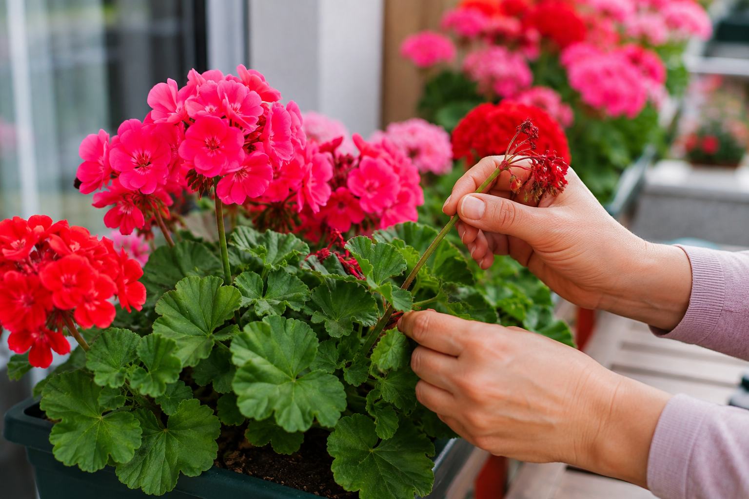 9 błędów w uprawie pelargonii