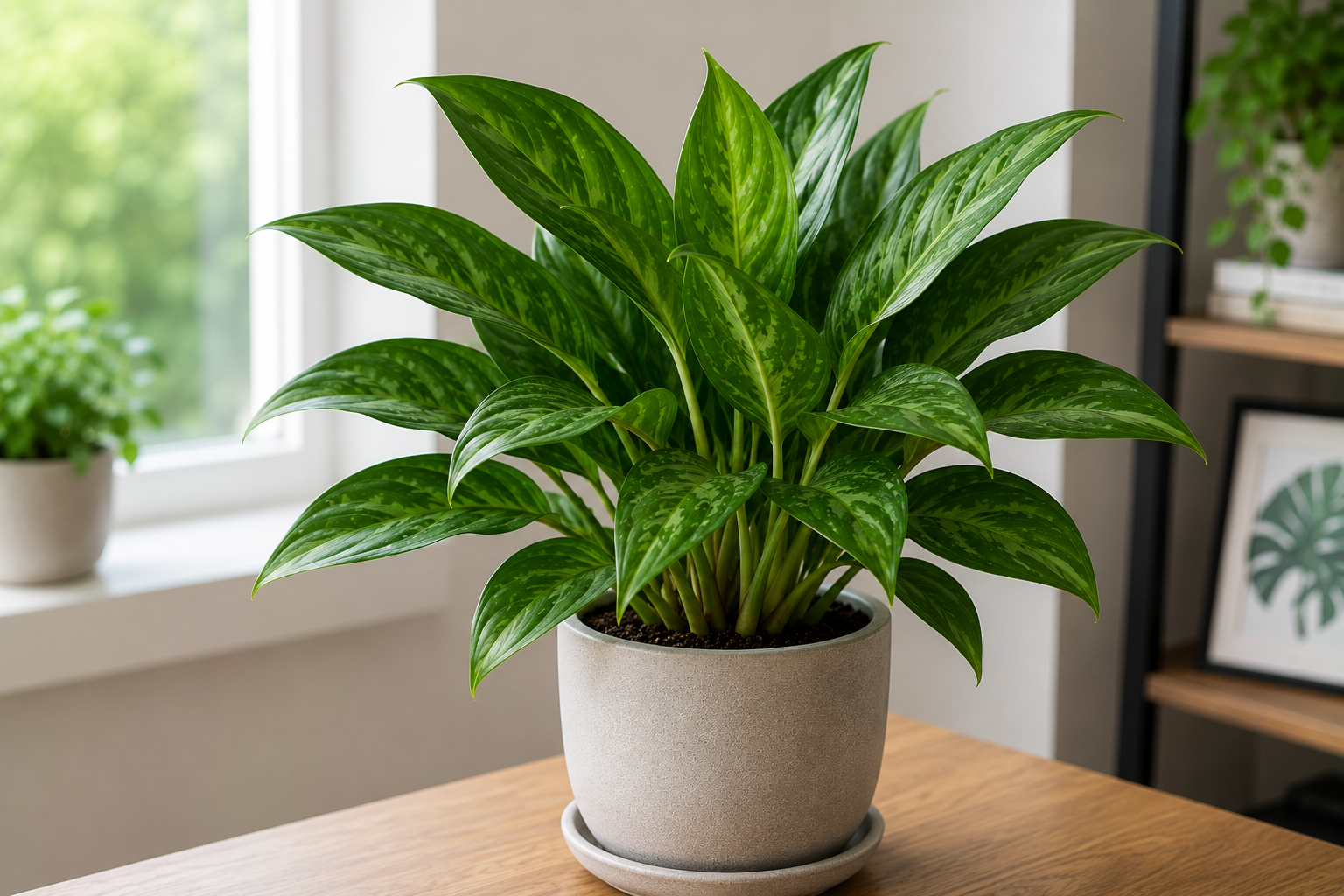 aglaonema-zielonolistna-do-cienia Rośliny do cienia – 10 gatunków, które poradzą sobie bez słońca