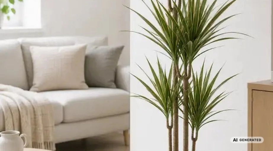 dracena-obrzezona-w-stylu-skandynawskim Rośliny do wnętrz w stylu skandynawskim. Dzięki nim stworzysz jasne i przytulne wnętrze