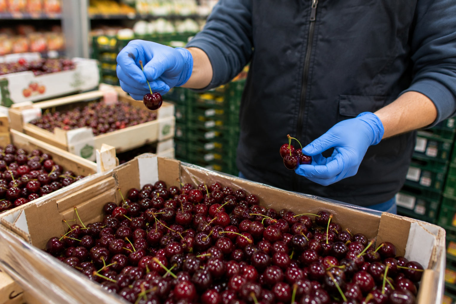 Importowane czereśnie pod lupą. Trwają dodatkowe działania kontrolne