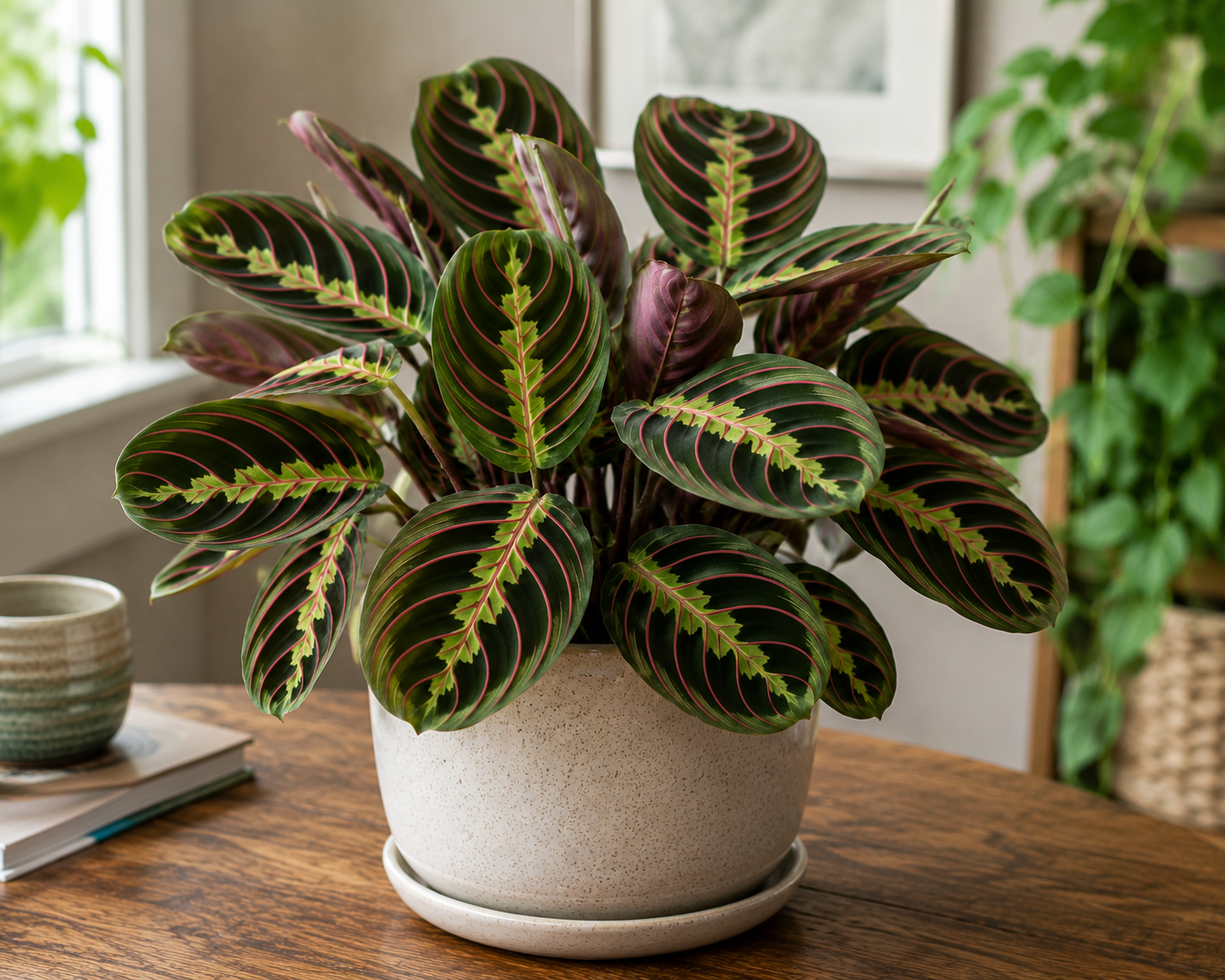 maranta-leuconeura-do-polcienia Rośliny do półcienia – 6 gatunków idealnych do jasnych wnętrz