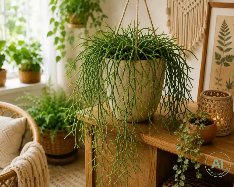 rhipsalis-wnetrze-boho-1 Rośliny do wnętrz boho. Te gatunki tworzą niesamowity klimat